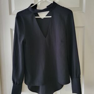 Black long sleeve Zara top. Size XS. Fits Like medium